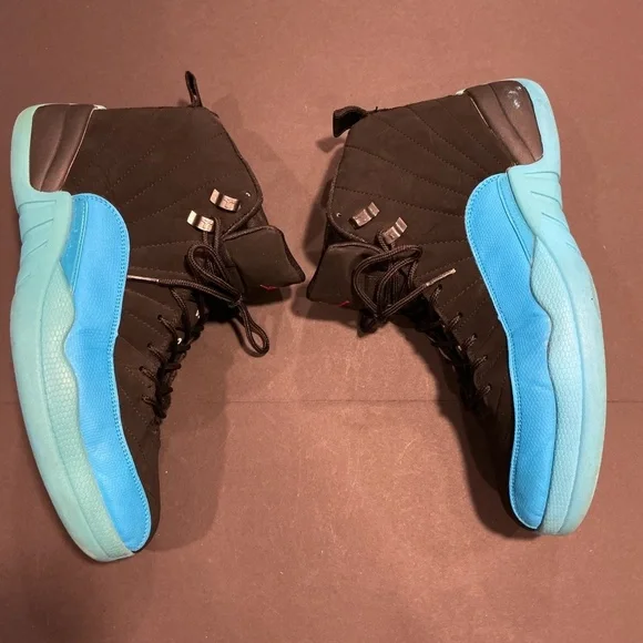 Nike Air Jordan 12 Retro Black Turbo Green Size 12 - Picture 14 of 16